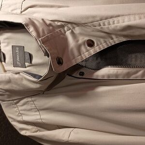 St John Bay men jacket Size 3xlt tan